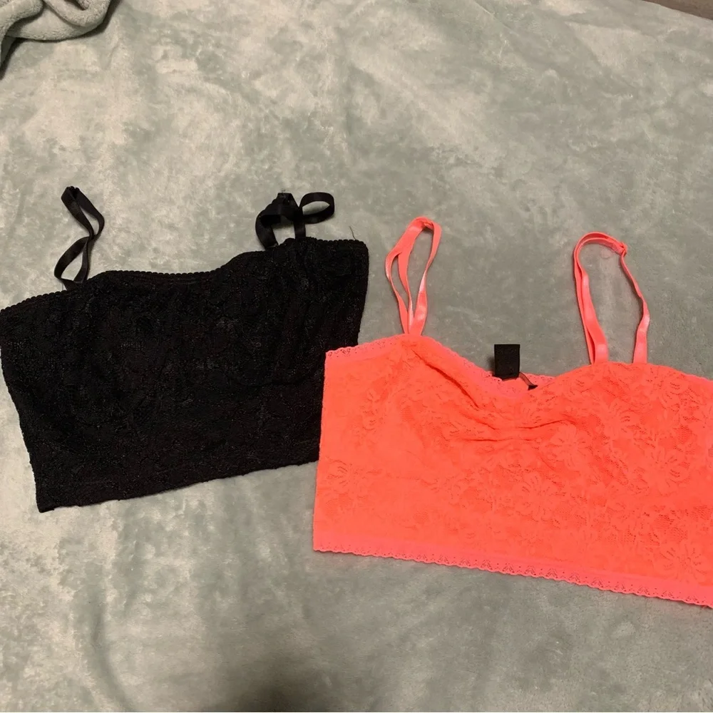 Size small lace bustier crops - Picture 1 of 8